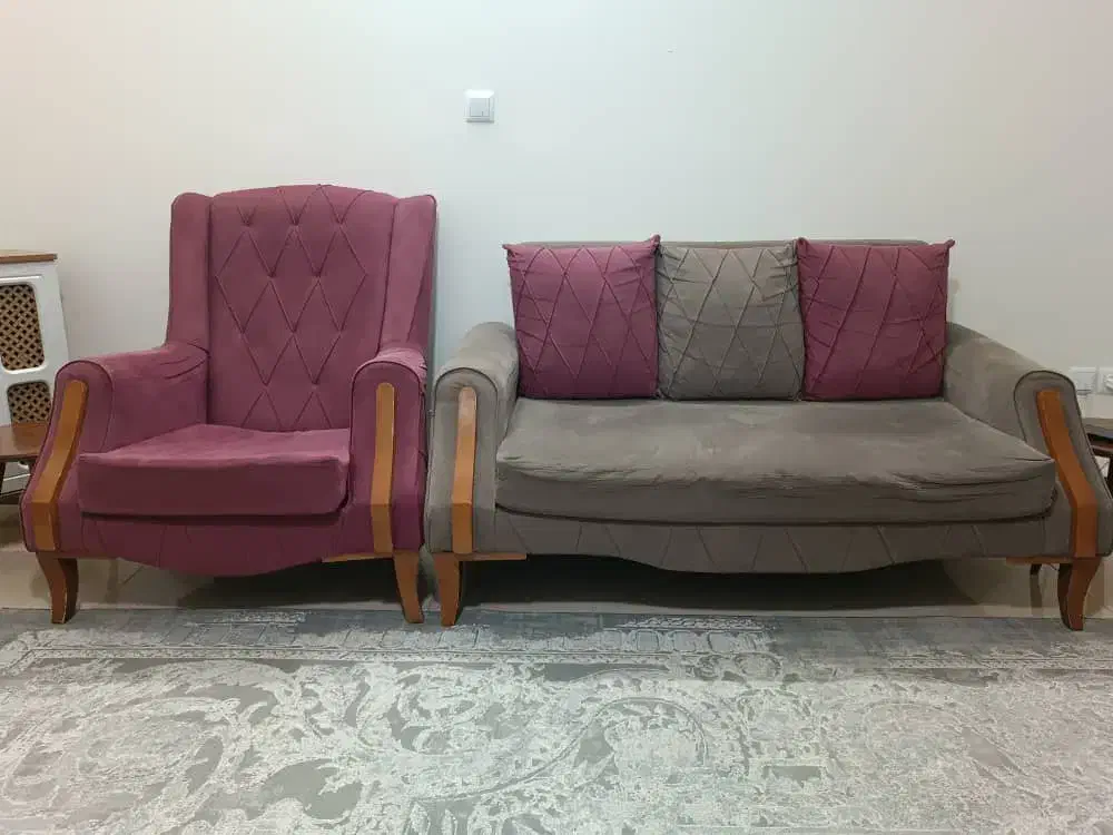 مبل راحتی|مبلمان خانگی و میز عسلی|پرند, فاز ۵|دیوار