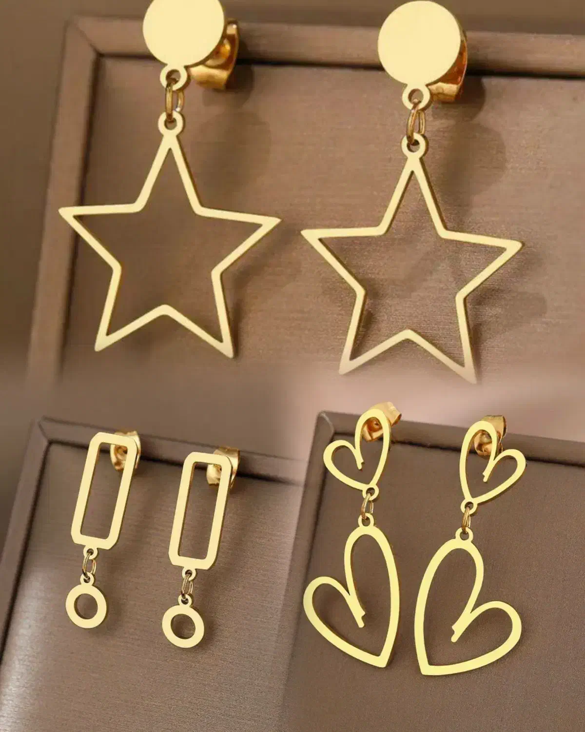 گوشواره طلالیزری وترند مناسب هر استایل و کادویی|جواهرات|تهران, بازار|دیوار