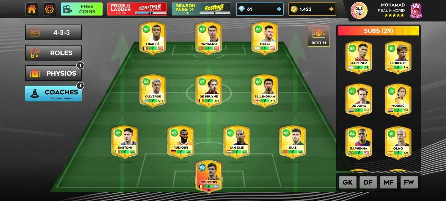 اکانت دریم لیگ 2025 بدون نقص|کنسول، بازی ویدئویی و آنلاین|ایذه, |دیوار