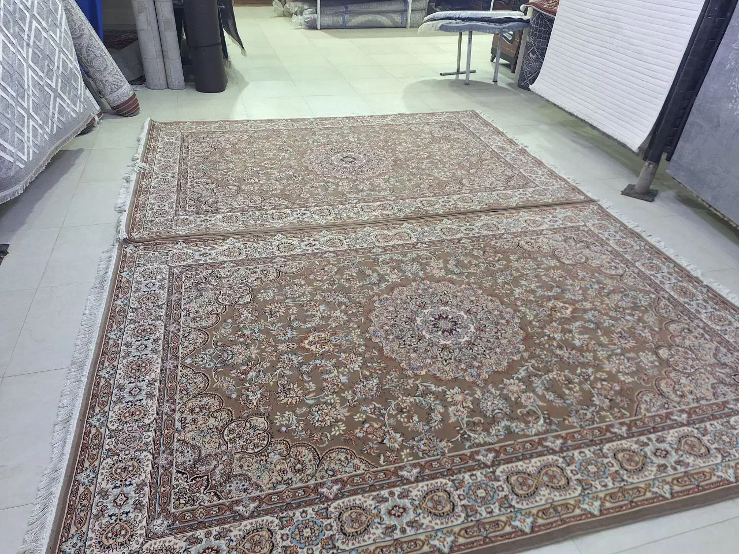 4جفت فرش خیلی شیک 6متری|فرش|صومعهسرا, |دیوار