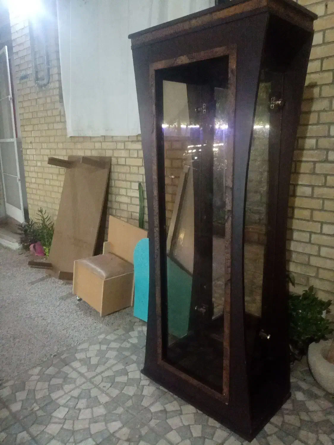 بوفه چوبی|بوفه، ویترین، کنسول|شیراز, شهرک پرواز|دیوار