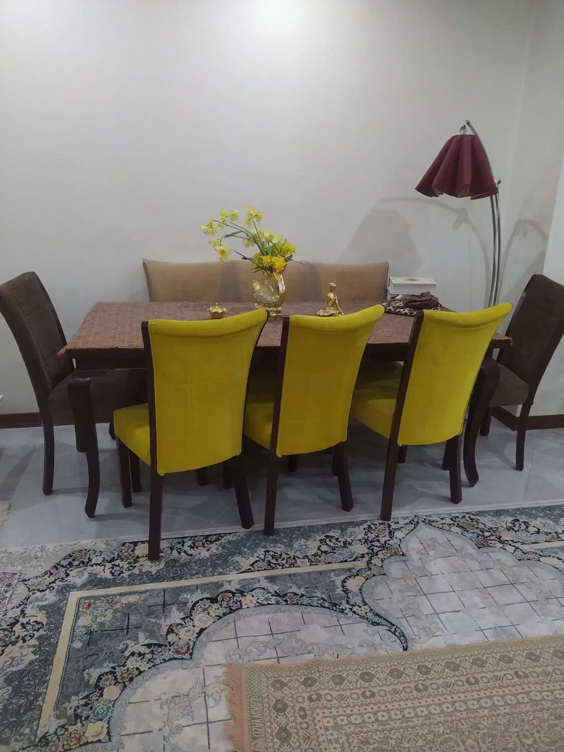 میز ناهار خوری|میز و صندلی غذاخوری|گرمدره, |دیوار