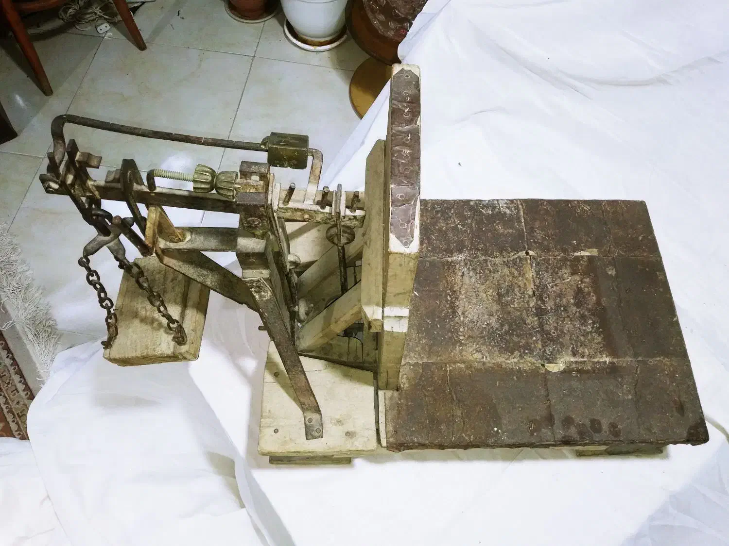 باسکول قدیمی|کلکسیون اشیاء عتیقه|تهران, شهرک مخابرات|دیوار