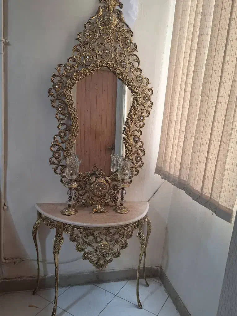 آیینه شمعدان. میز.ساعت .|بوفه، ویترین، کنسول|تهران, آشتیانی|دیوار