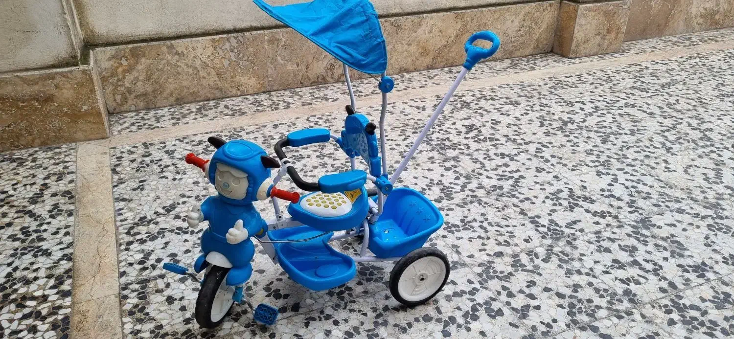 سه چرخه کودک موزیکال سالم|دوچرخه، اسکیت، اسکوتر|آمل, |دیوار