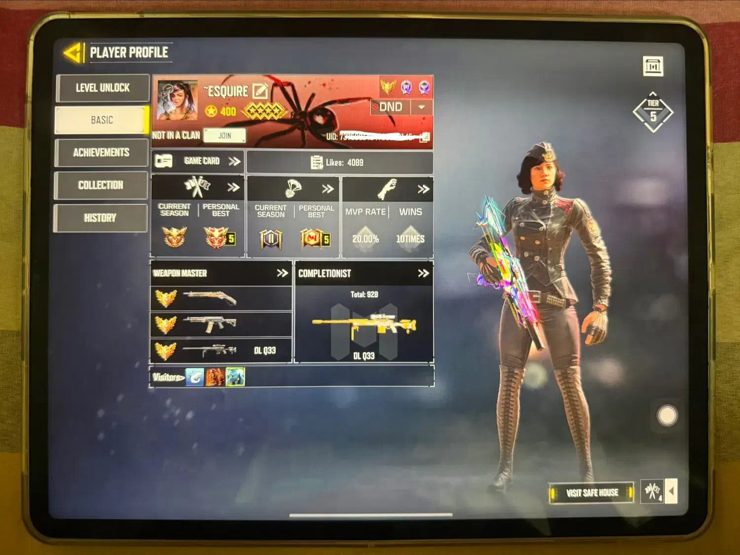 اکانت کالاف دیوتی موبایل|کنسول، بازی ویدئویی و آنلاین|شیراز, انجیر|دیوار