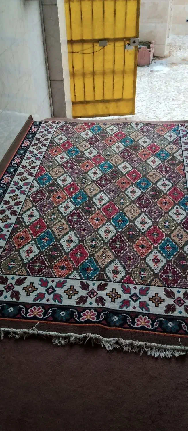 گلیم فرش ۶متری نونو بدون پارکی|فرش|هادی شهر, |دیوار