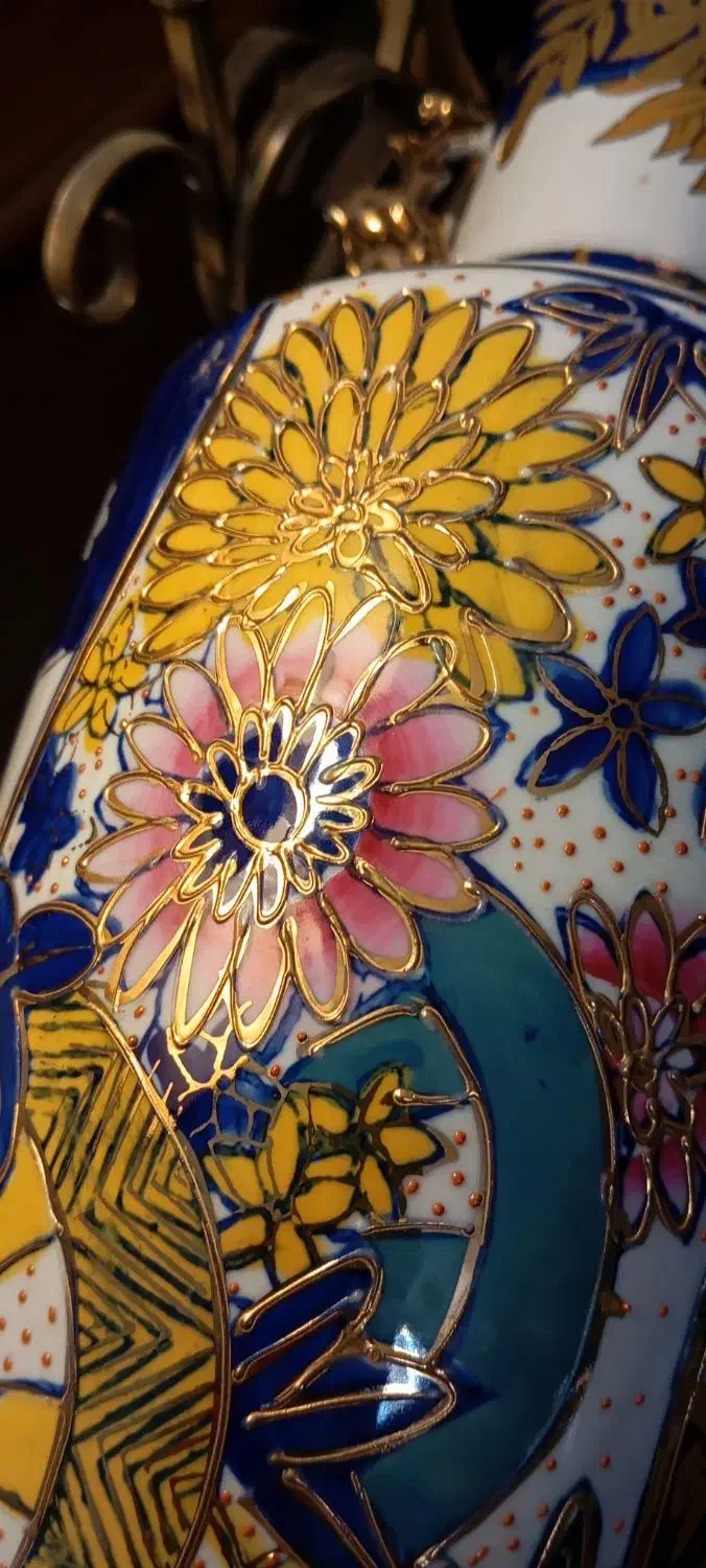 گلدان قلم آبی چین|کلکسیون اشیاء عتیقه|پردیس, فاز ۱۱|دیوار