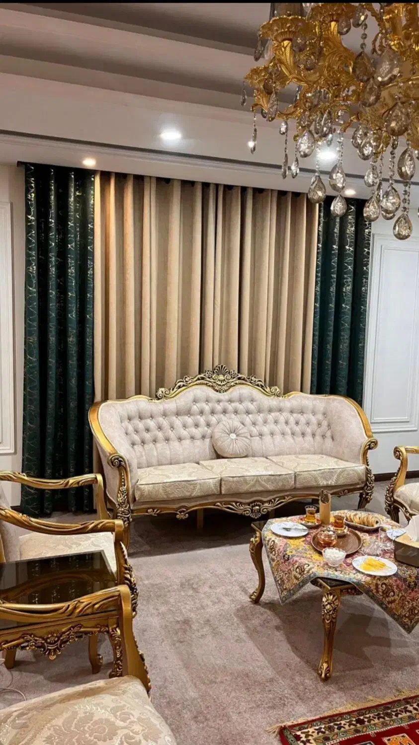 حراج واقعی پارچه پرده ای فقط از۷۰ تا۲۵۰|پرده، رانر، رومیزی|جیرفت, |دیوار