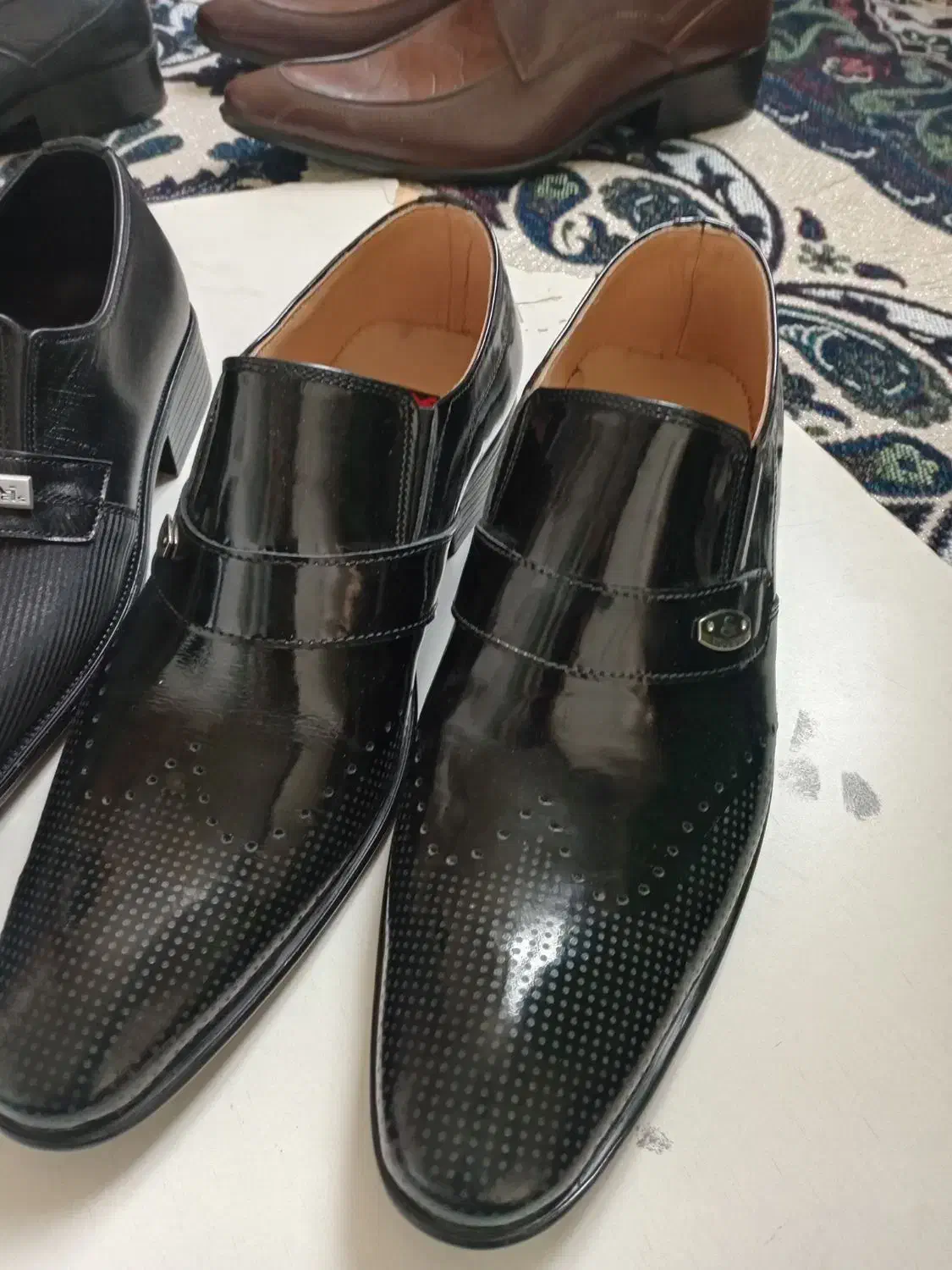 کفش مردانه مجلسی چرم نو سایز چهل و یک|کیف، کفش، کمربند|تهران, جوادیه|دیوار