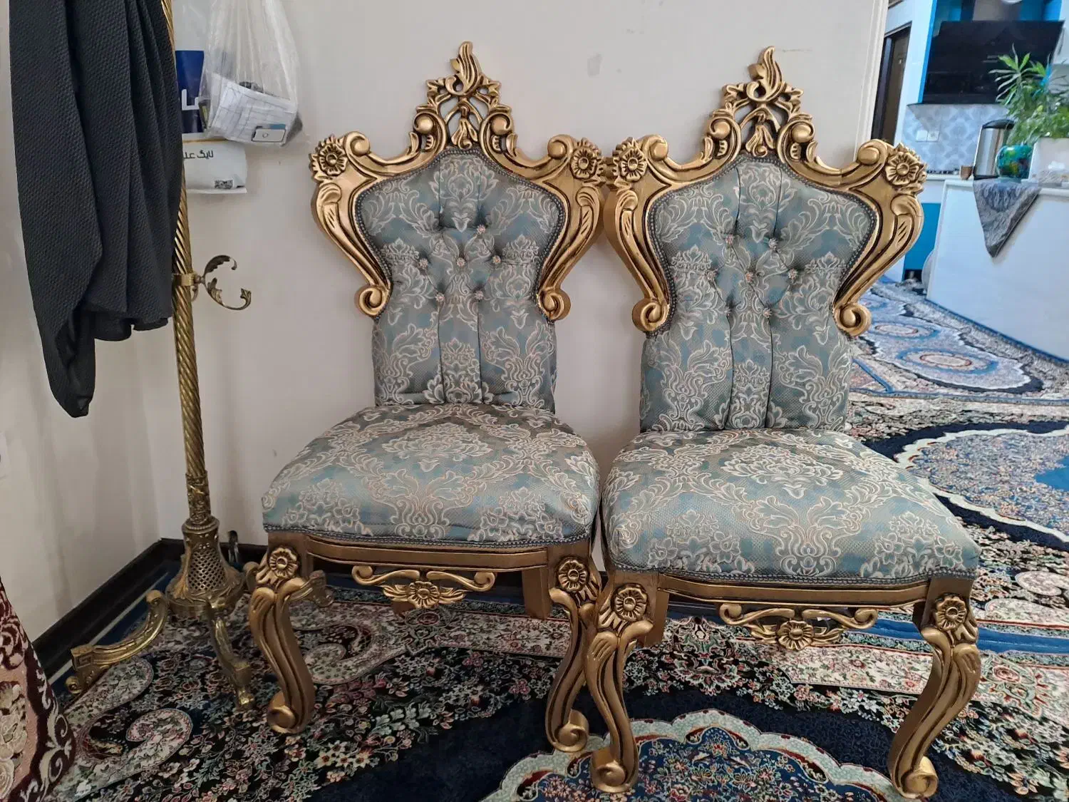مبل چوب گردو|مبلمان خانگی و میز عسلی|قم, باغ شریفی|دیوار