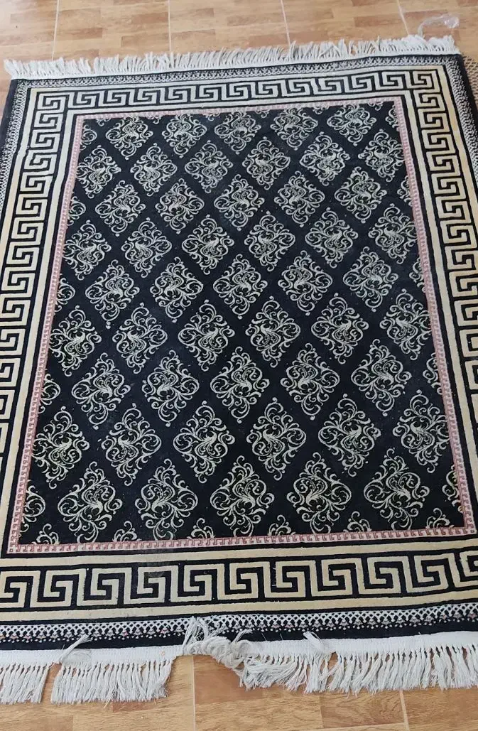 فرش ابریشمی|فرش|کاشان, کشاورز|دیوار