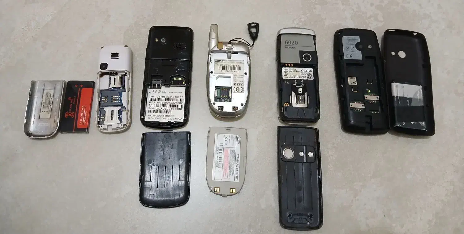 5 عدد گوشی کار کرده سالم روشن میشن|موبایل|بندر انزلی, ساحل قو|دیوار