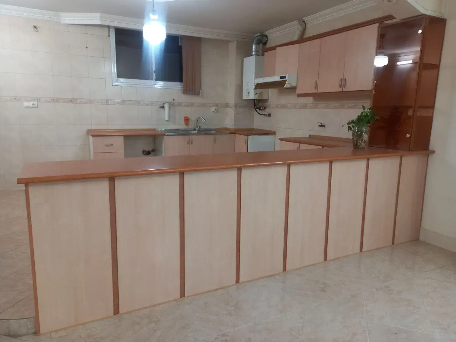 کابینت فلزی نو با درب MDF وهود|آب‌چکان و نظم‌دهنده ظروف|اصفهان, شمس آباد|دیوار