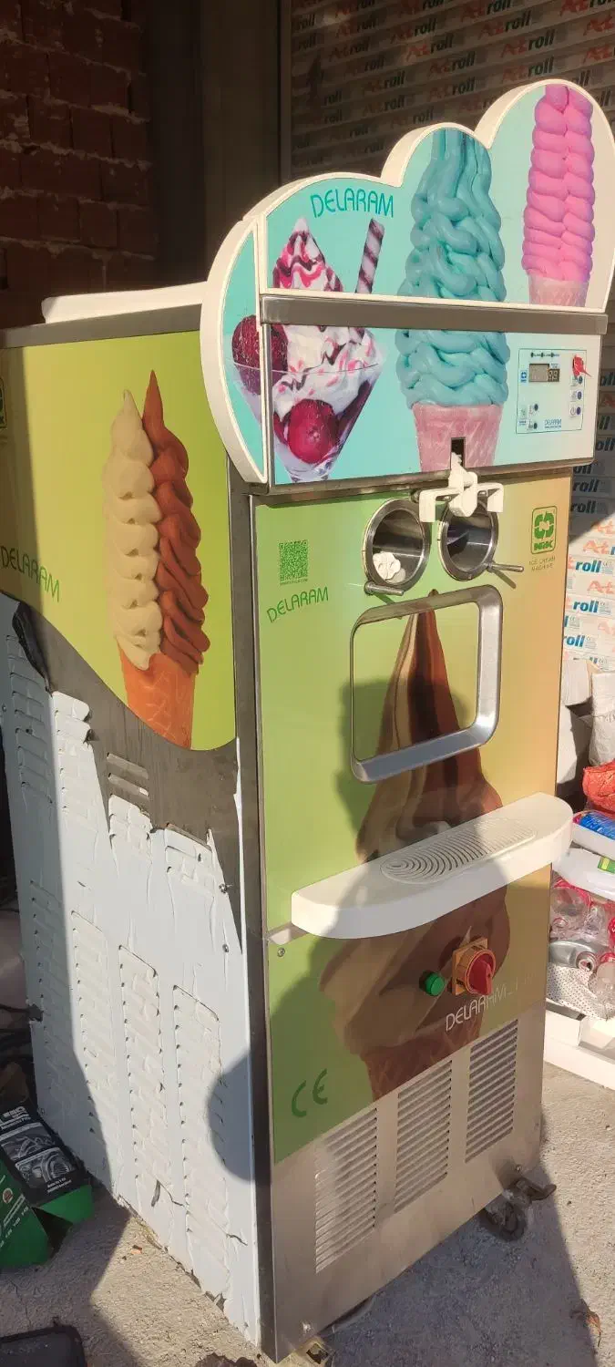 دستگاه بستنی ساز قیفی دلارام تک واز|کافیشاپ و رستوران|پارسآباد, |دیوار