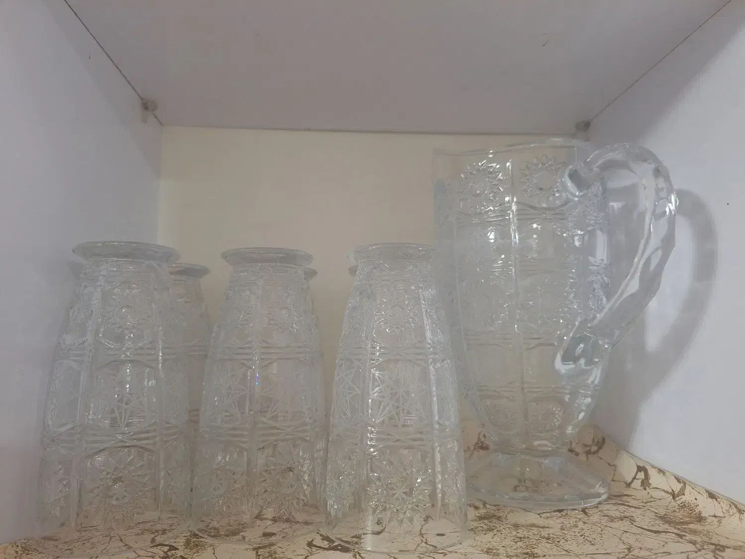 ظروف کریستال خورشیدی اصل|ظروف سرو و پذیرایی|زابل, |دیوار