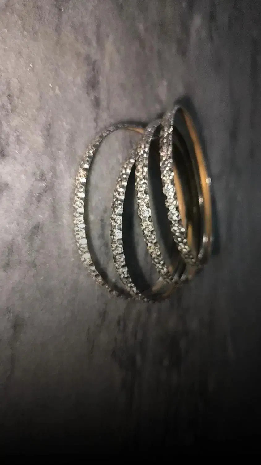 ۴ تا النگوی نقره ۹۲۵ عیار سایز ۲ ۲۰گرم|زیورآلات و اکسسوری|اسلامشهر, شهرک مهدیه|دیوار