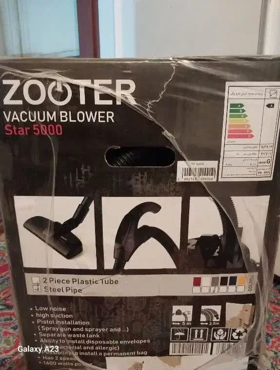 جارو برقی zooter 5000|جاروبرقی، جارو شارژی، بخارشو|اصفهان, عاشق‌آباد|دیوار
