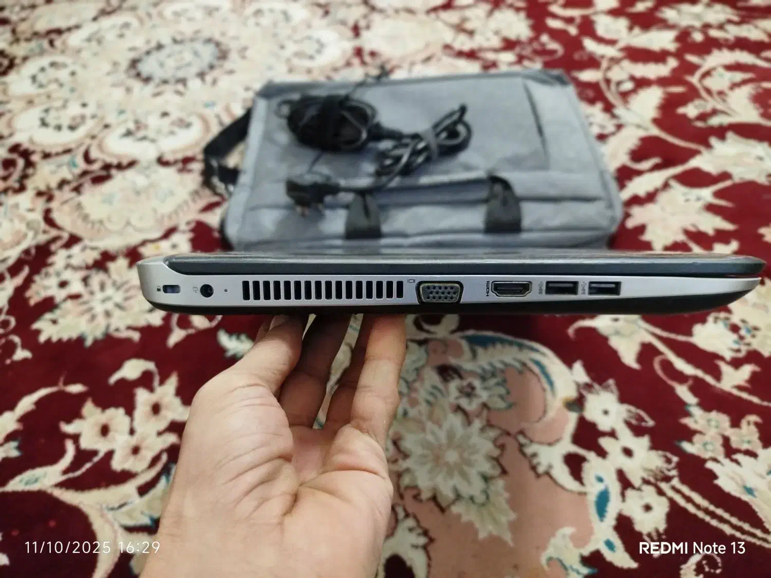 لپتاپ HPبا حافظه 256 گیگ رم8 نسل 6|رایانه همراه|اردکان, |دیوار