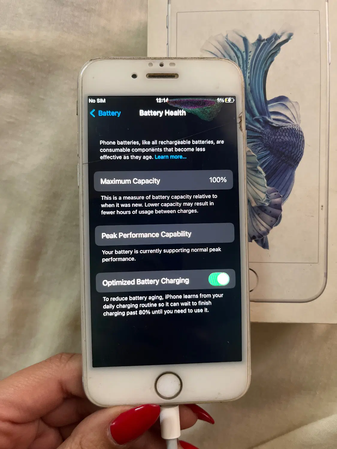 iPhone 6s silver 128GB|موبایل|تهران, مجیدآباد|دیوار