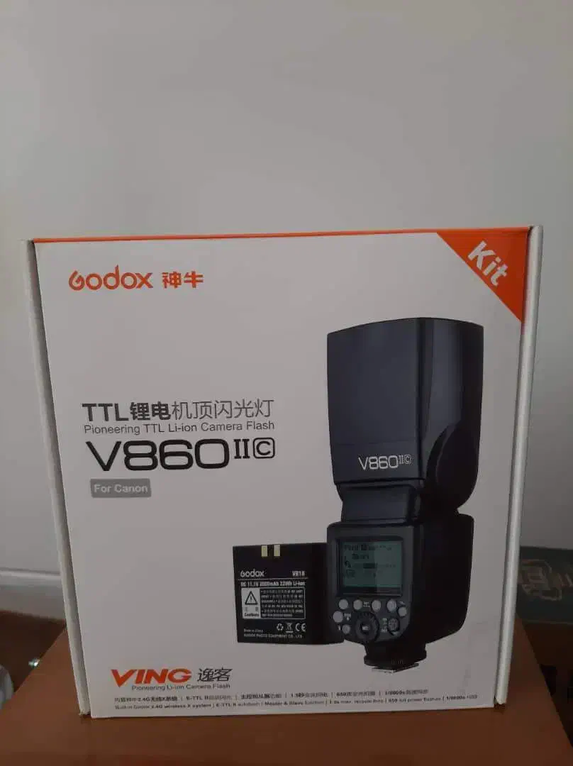 فلاشر  v860ii گدوگس canon  به همراه تریگر|دوربین عکاسی و فیلم‌برداری|شاهین‌شهر, فردوسی|دیوار