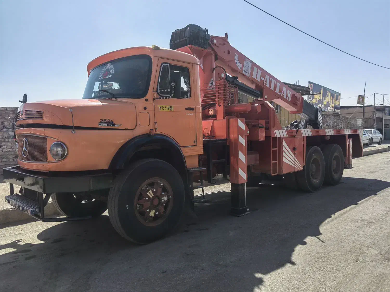 فروش بنز زیرمایلر جرثقیل مدل 84|خودرو سنگین|زرقان, |دیوار