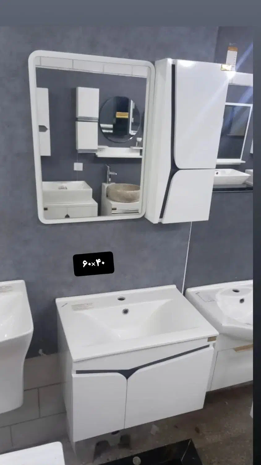 روشویی شیک ابعاد60×40|لوازم سرویس بهداشتی|کرمان, |دیوار