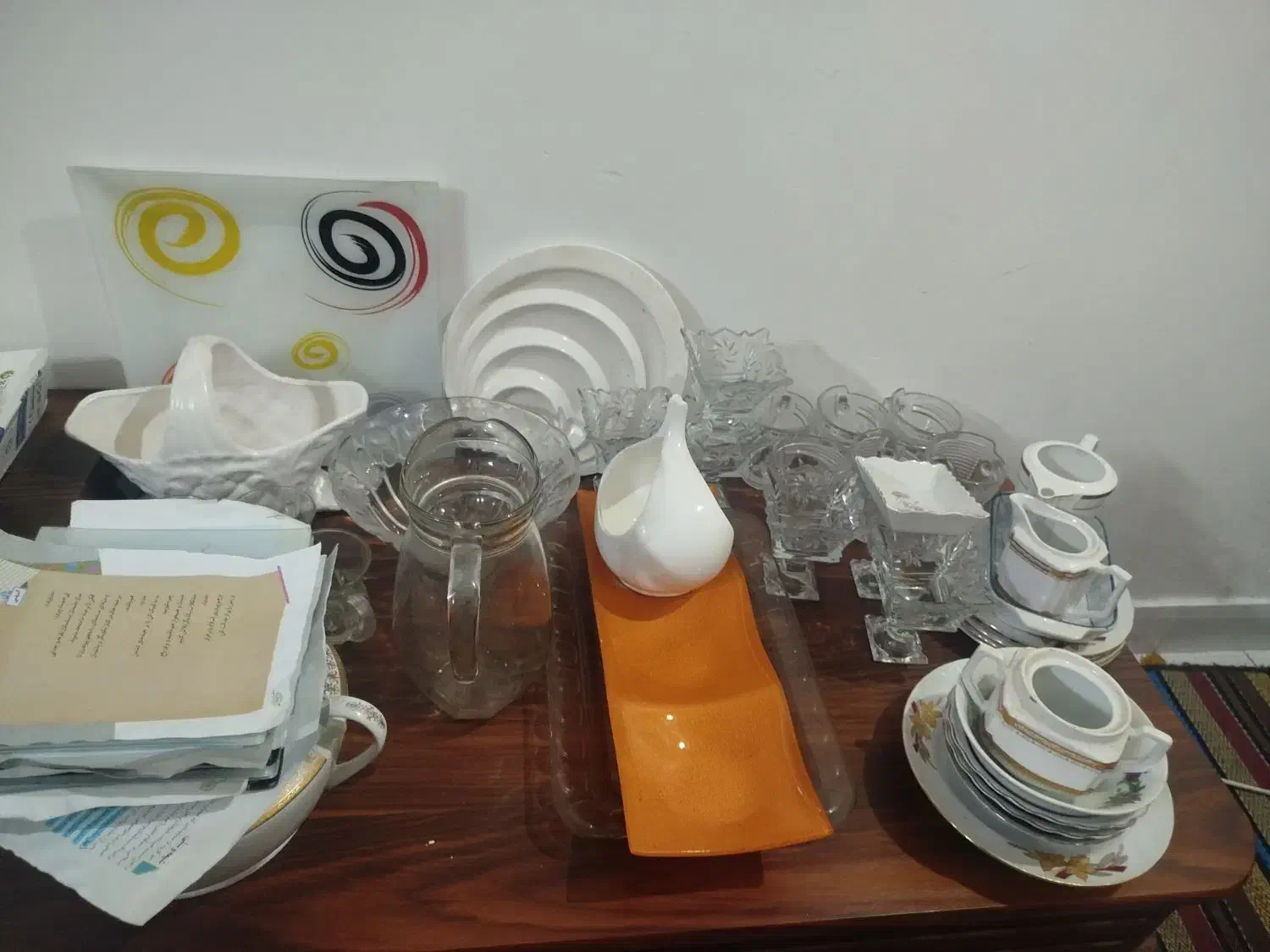 کلیه ظروف تک به تک یا کلی فروش می رسد شهریاران|ظروف سرو و پذیرایی|رشت, شهریاران|دیوار