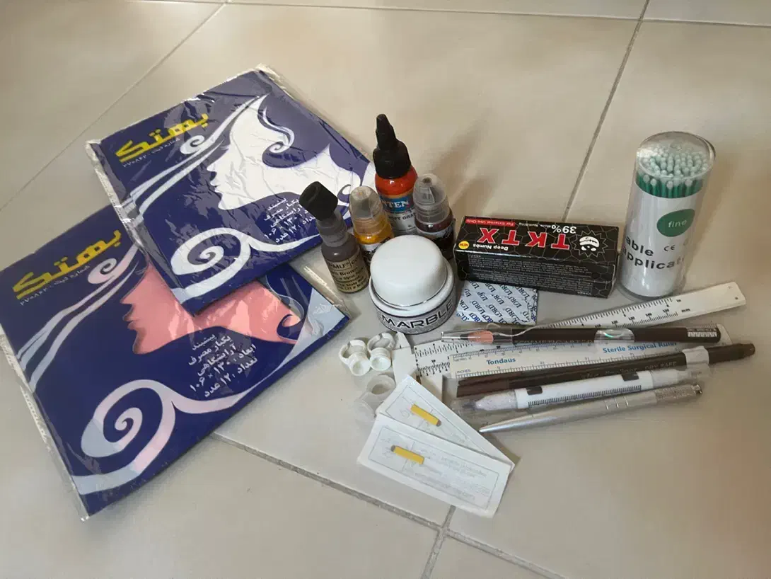 وسایل میکروبلیدینگ و رینگ لایت|آرایشگاه و سالنهای زیبایی|گنبد کاووس, |دیوار