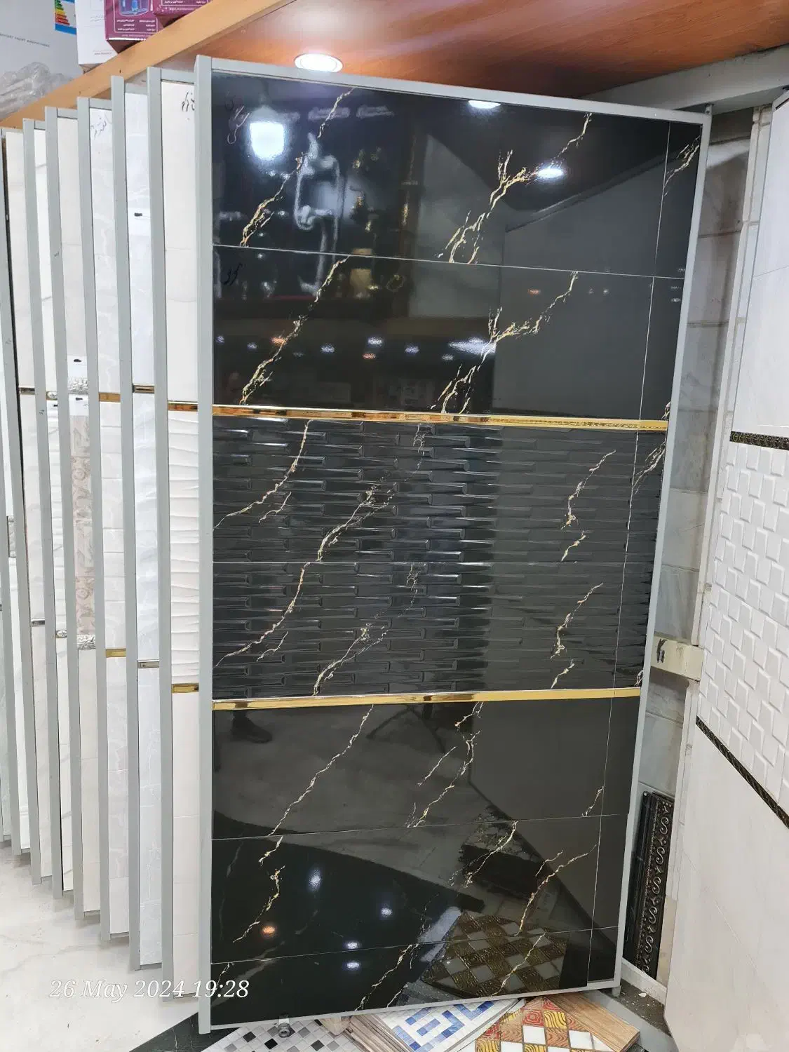 فروش کاشی طرح پیرلا مشکی الوند سرامیک رکتیفای|مصالح و تجهیزات ساختمان|تهران, اتحاد|دیوار