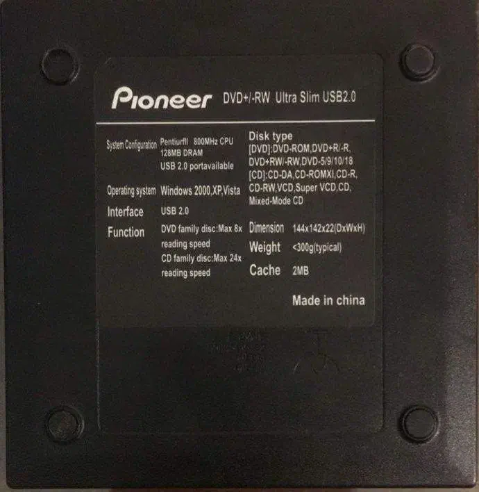 درایو دی‌وی‌دی اکسترنال پایونیر|قطعات و لوازم جانبی رایانه|کرج, باغستان|دیوار