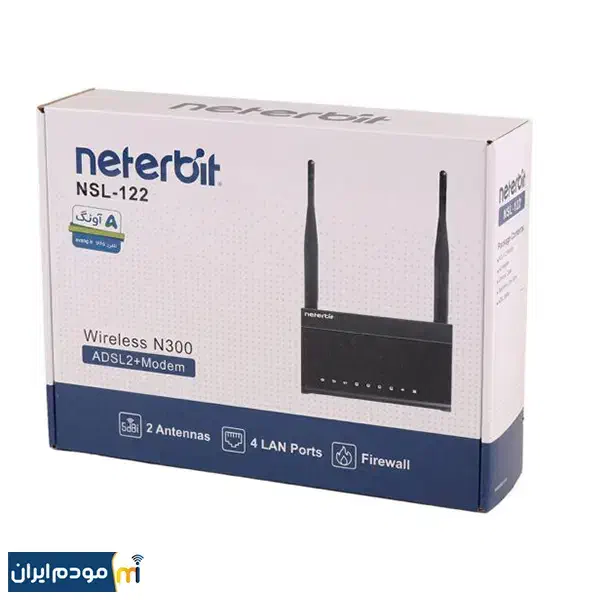 مودم ADSL نتربیت neterbit NSL-122 N300|مودم و تجهیزات شبکه|تهران, مجیدیه|دیوار