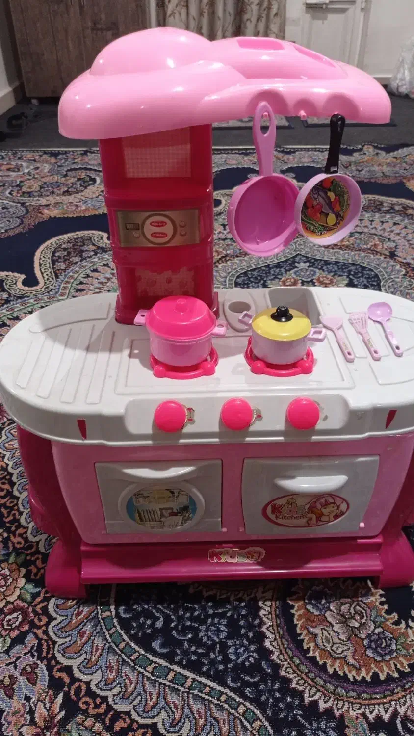 کالسکه اجاق گاز دخترونه و کالسکه بچه گانه|اسباببازی|اهواز, شریعتی جنوبی|دیوار