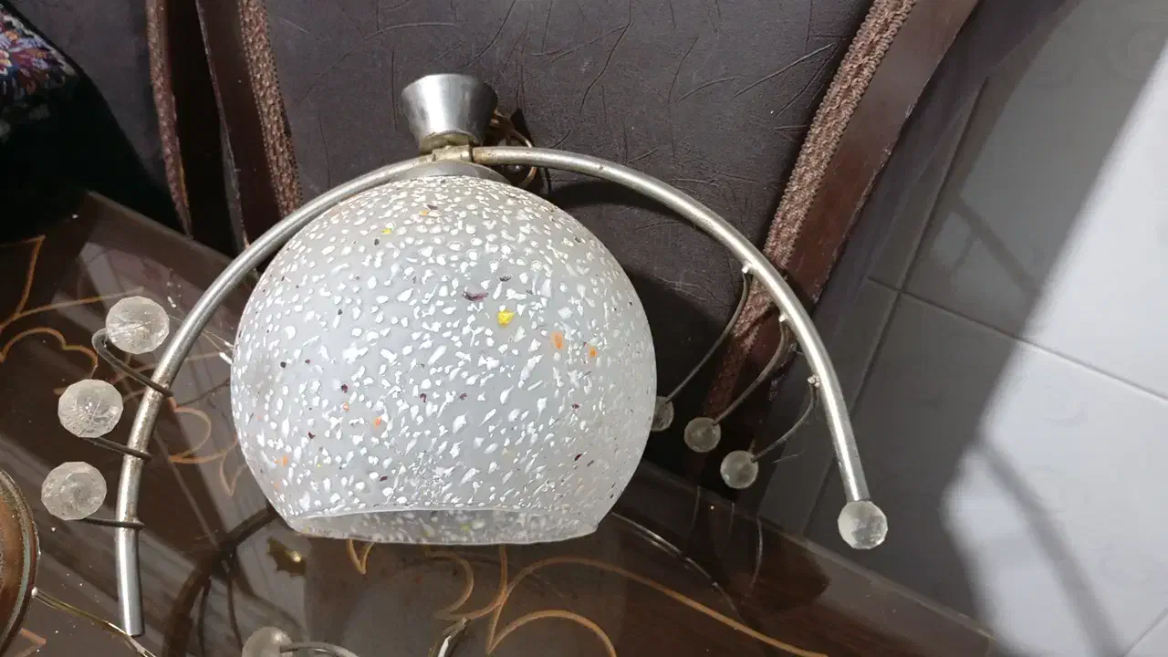 دو عدد لوستر|لوستر و چراغ آویز|دوتپه, |دیوار