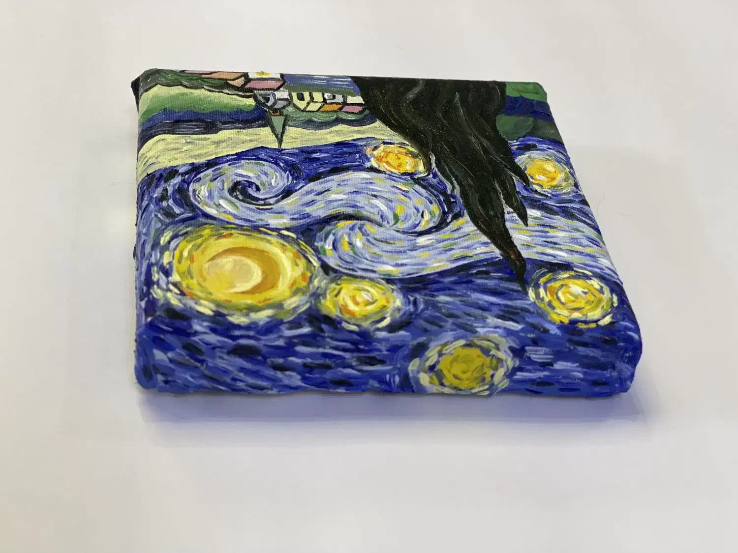 تابلو شب پرستاره|تابلو، نقاشی، عکس|قم, انصار‌الحسین|دیوار