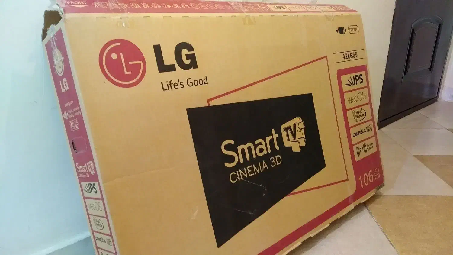 تلویزیون ال ای دی آسیب دیده|تلویزیون و پروژکتور|کرمانشاه, |دیوار