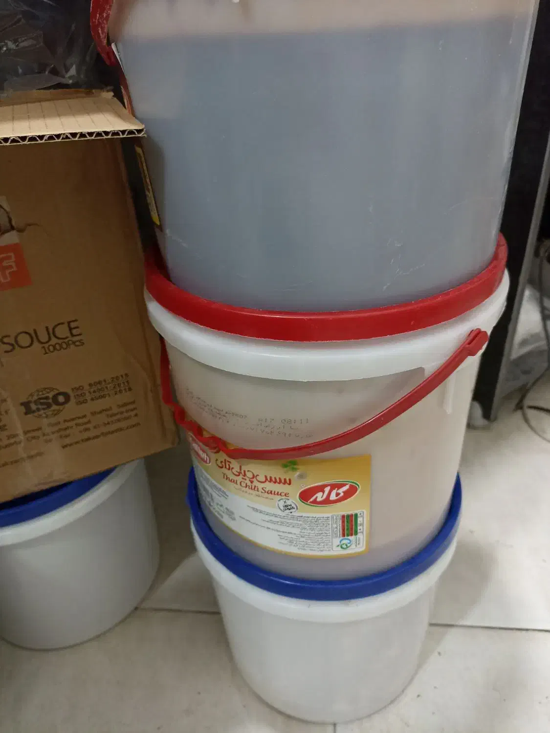 فروش سطل سس|ظروف نگهدارنده، پلاستیکی، یک‌بارمصرف|کرمان, |دیوار