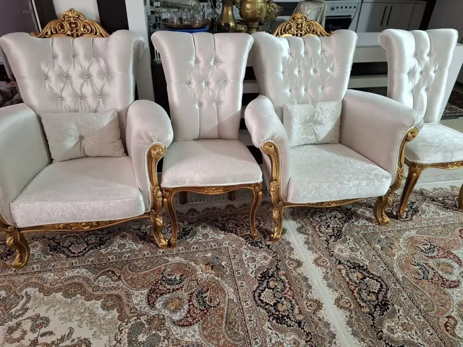 مبل هشت نفره وناهار خوری ست 4نفره|مبلمان خانگی و میز عسلی|پیر بکران, |دیوار