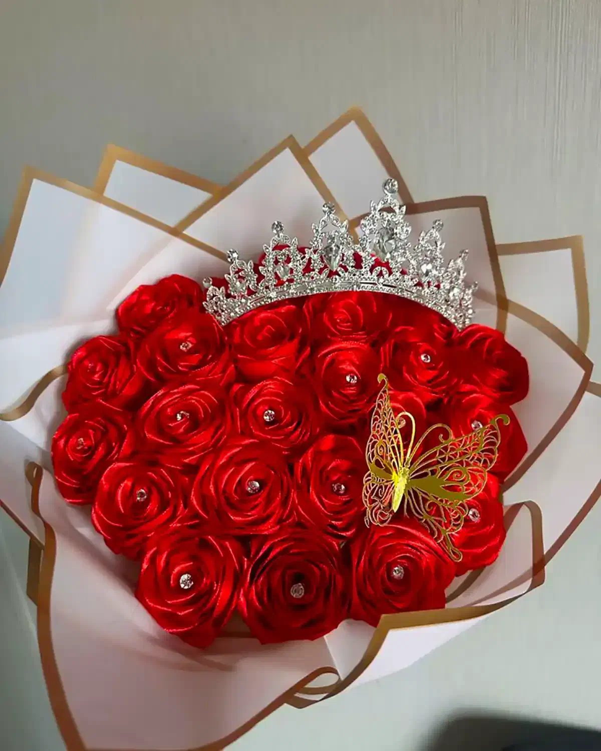 گل رز ربانی|گل مصنوعی|شهرکرد, |دیوار