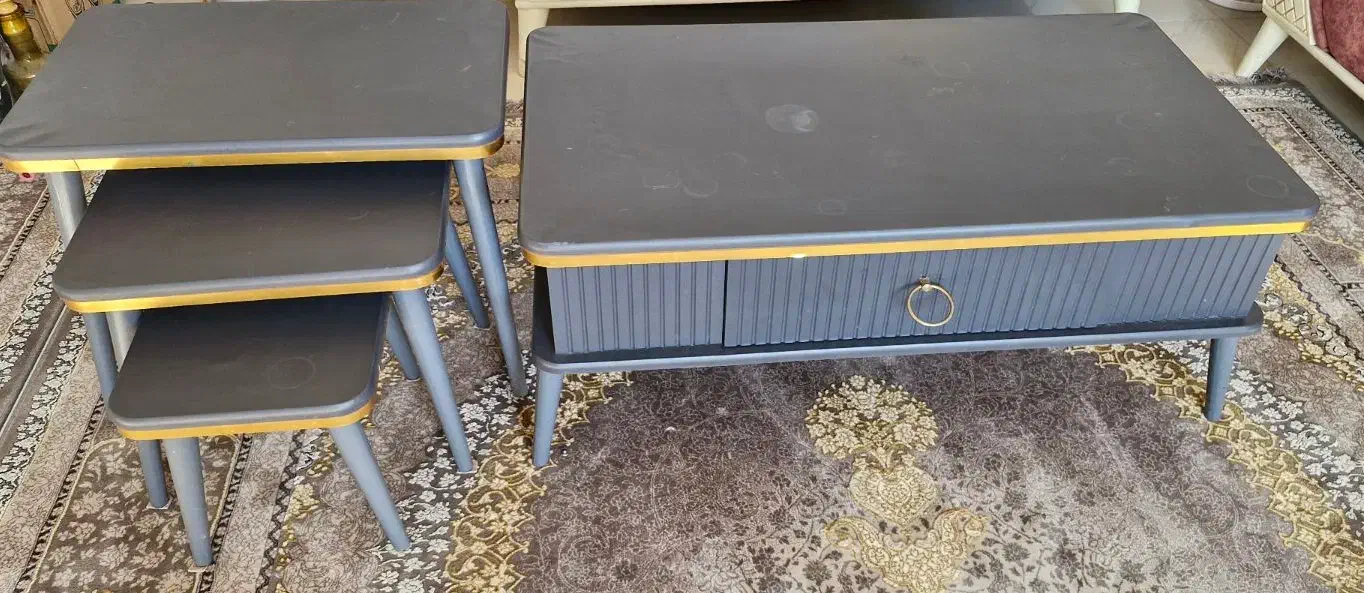 میز وسط و عسلی|مبلمان خانگی و میز عسلی|کیش, |دیوار