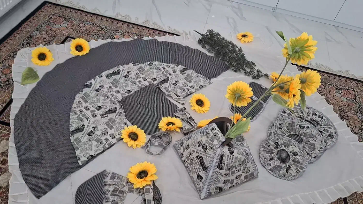 فروش  سرویس آشپزخانه وسیسمونی وانواع باکس|سفره، حوله، دستمال آشپزخانه|شاهین‌شهر, سعدی شمالی|دیوار