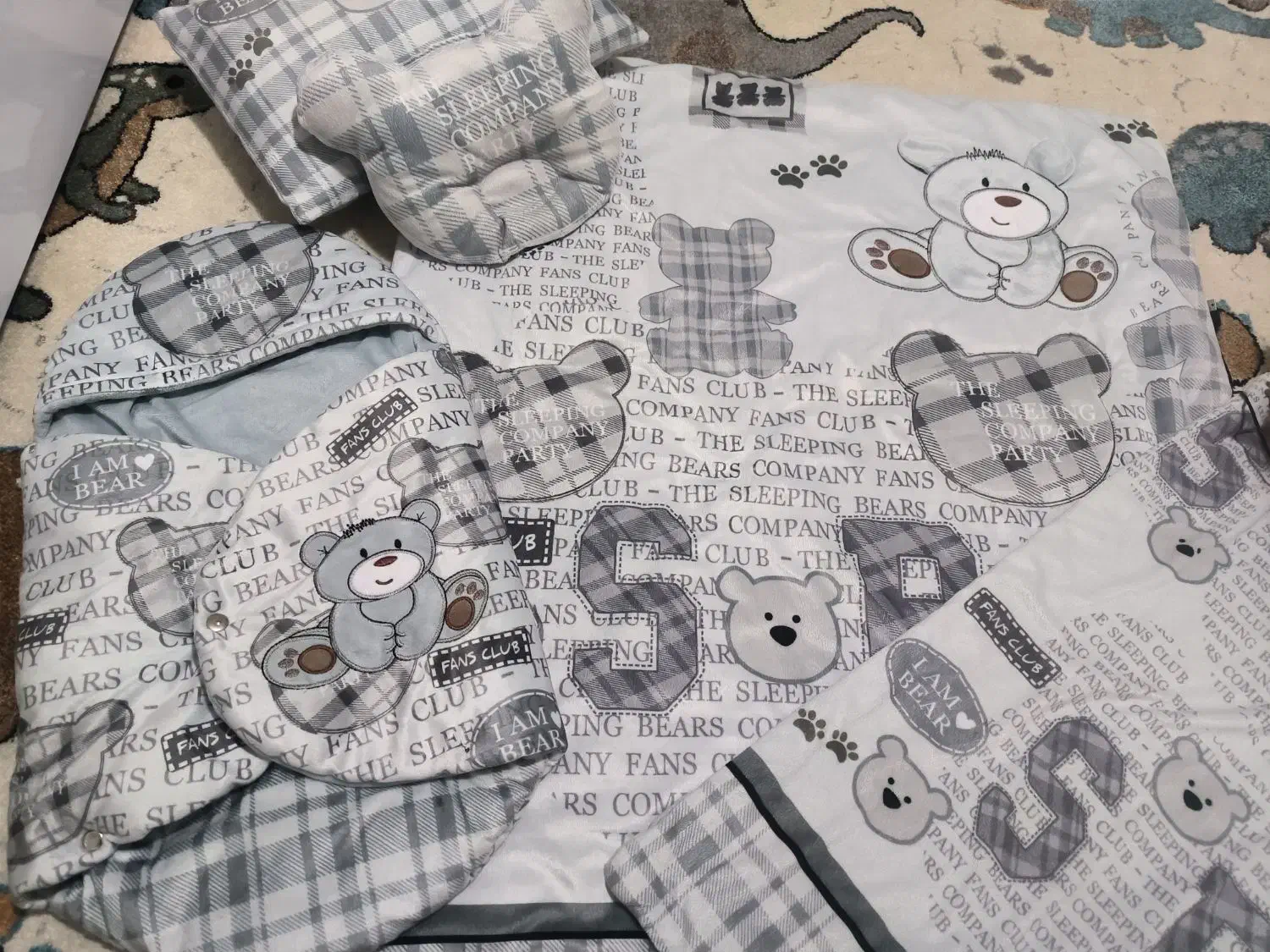 ست پتو نوزادی|رختخواب، بالش، پتو|کرمانشاه, |دیوار