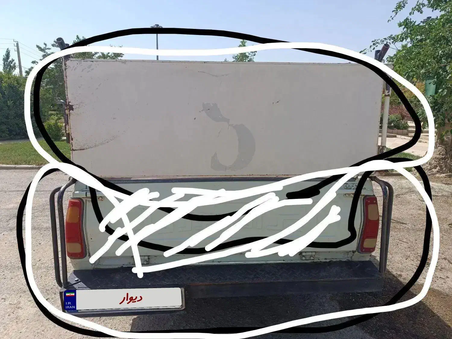 وانت دوگانه سوز تصویر مشخصه فقط باربند شمالی|خودرو سواری و وانت|کوهدشت, |دیوار