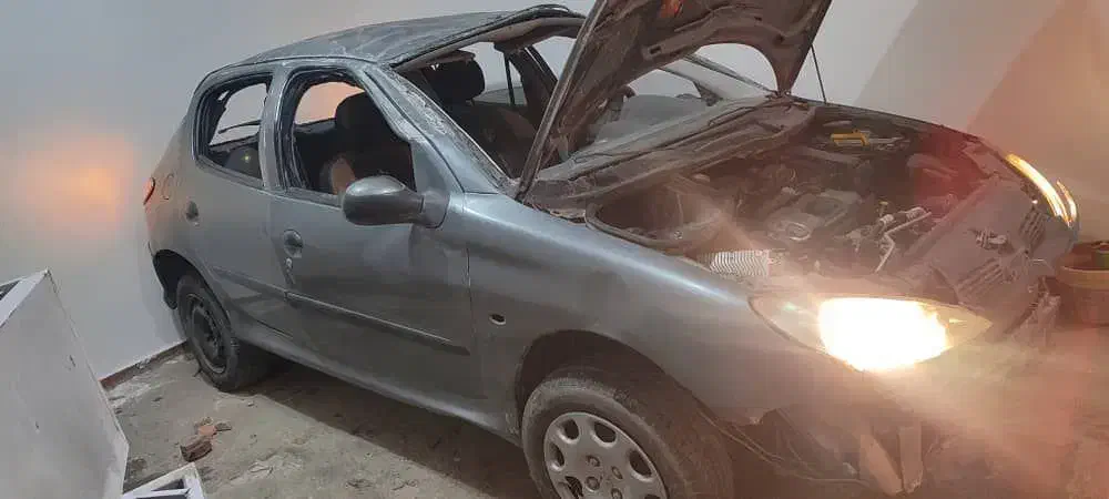 پژو۲۰۶ مدل ۸۶ تصادفی شاسی پلمپ|خودرو سواری و وانت|بوکان, |دیوار