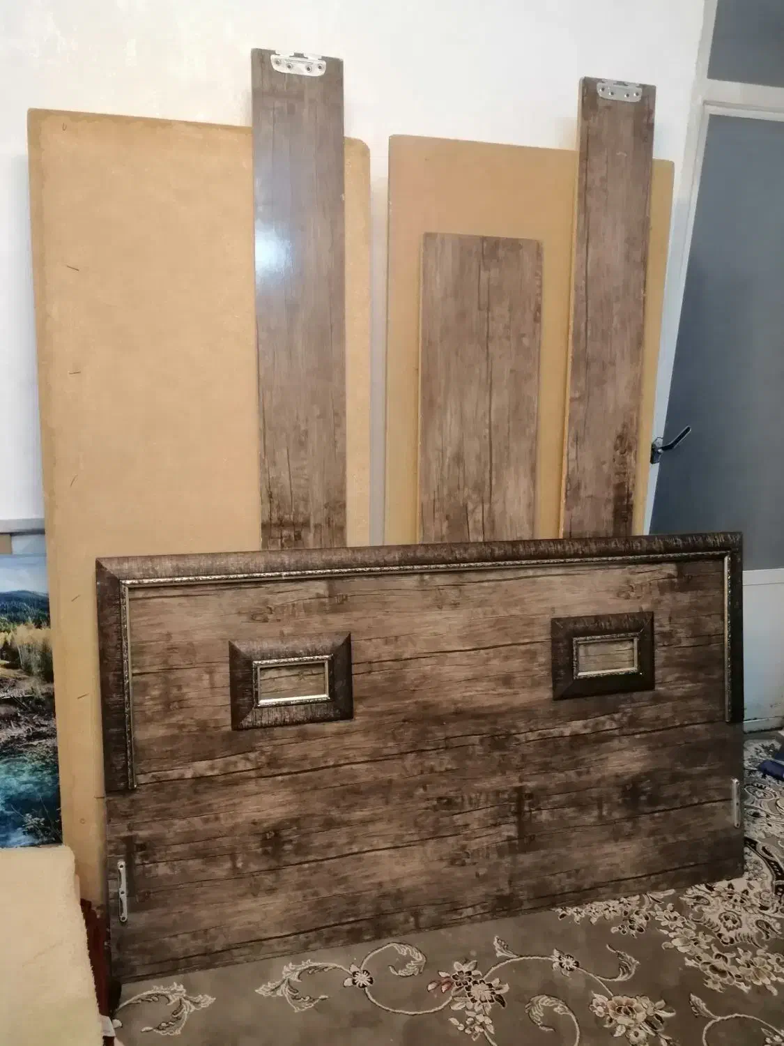 تختخواب دو نفره|تخت و سرویس خواب|آباده, |دیوار