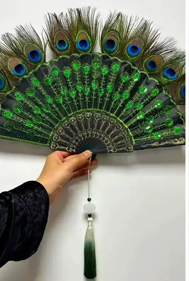 پر طاووس طبیعی|صنایع دستی و سایر لوازم تزئینی|بردسکن, |دیوار