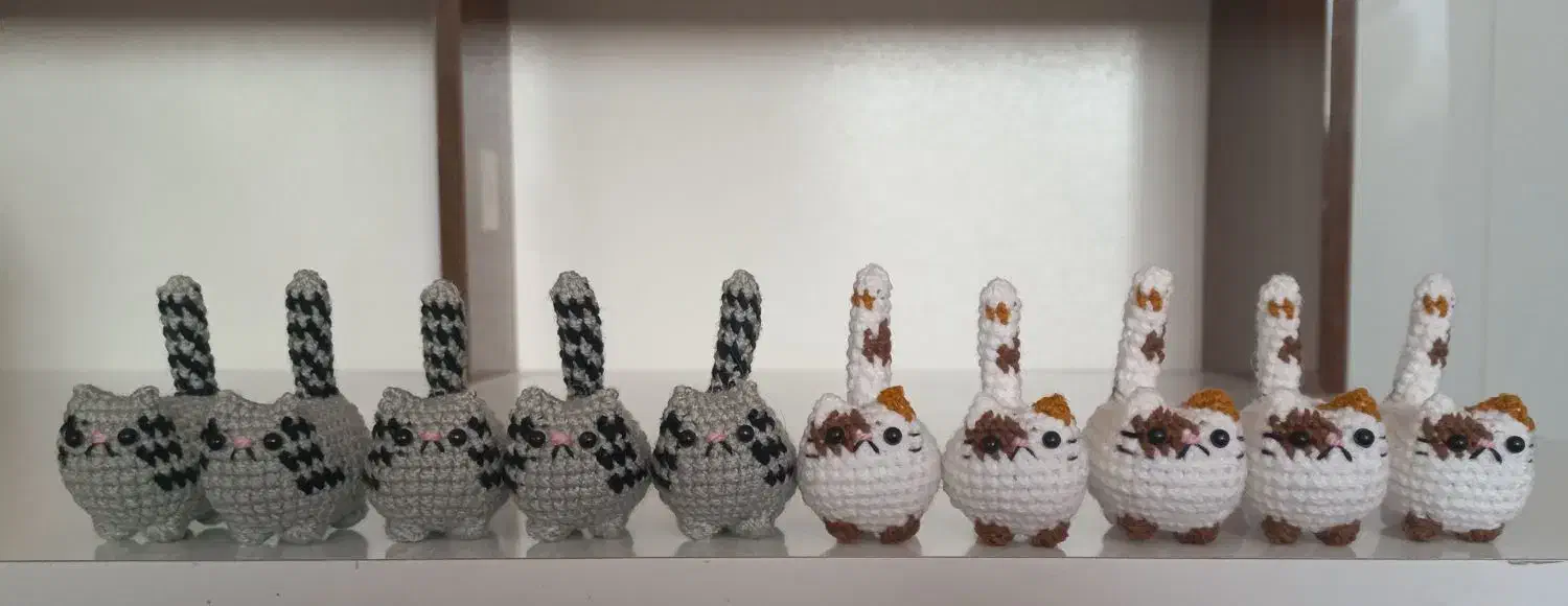 گربه عمده بافتنی|اسباببازی بچه|اصفهان, سمسور|دیوار