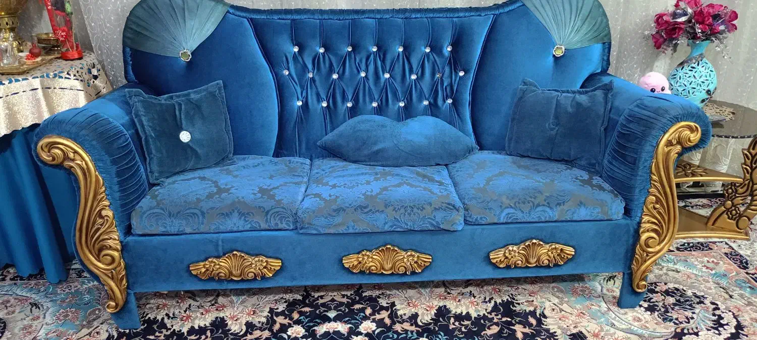 مبل هفت نفره ۵میلیون مشتری واقعی تخفیف داره|حراج|مشهد, پروین اعتصامی|دیوار