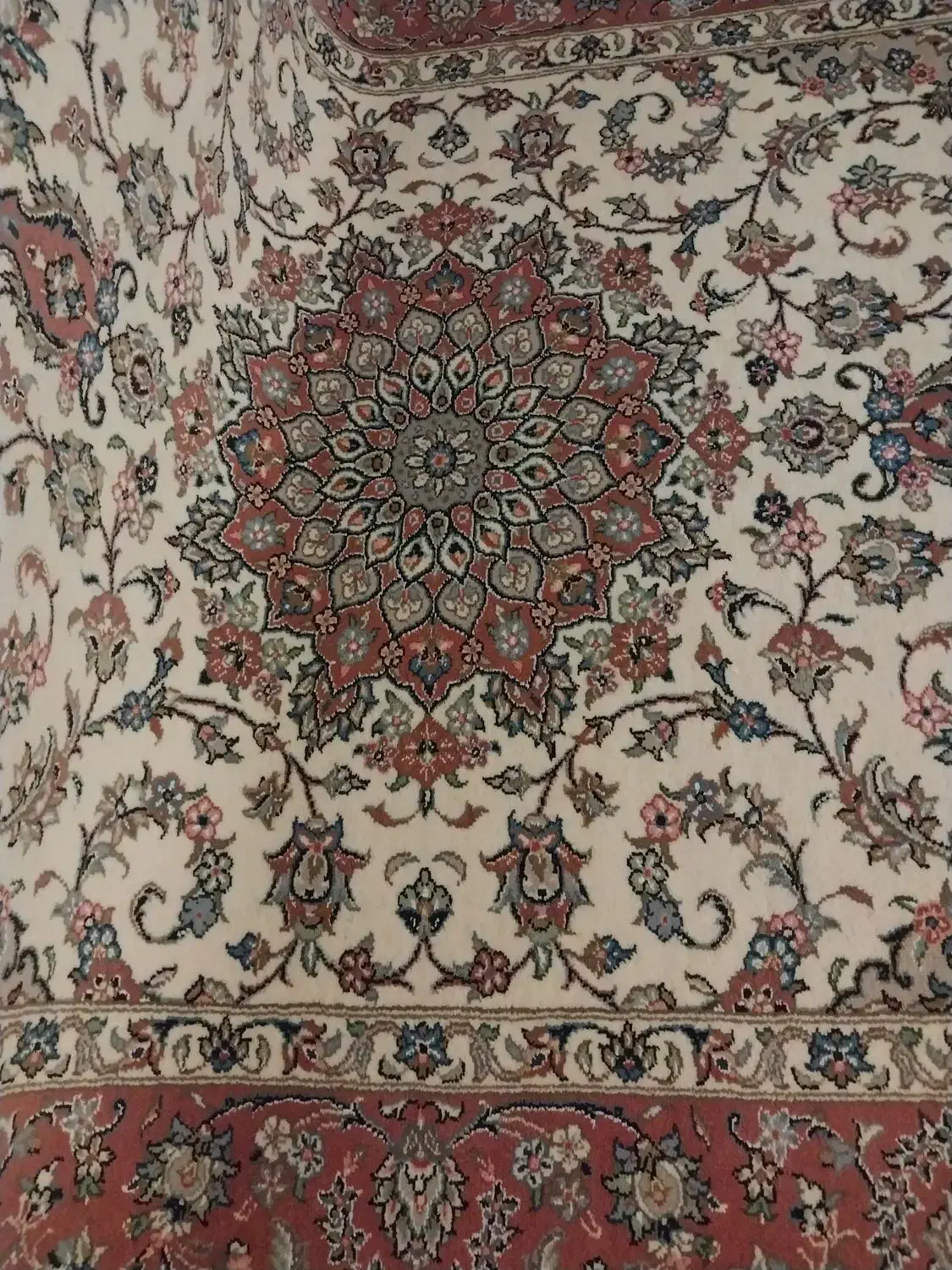 ۶متری جفت دستباف|فرش|قم, نخودی|دیوار