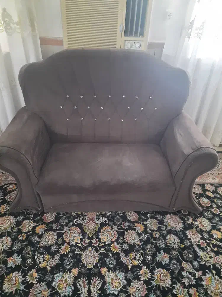 مبل هفت نفره و میز عسلی|مبلمان خانگی و میز عسلی|جویبار, |دیوار